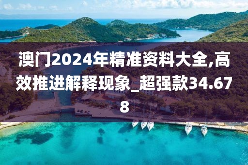 澳门2024年精准资料大全,高效推进解释现象_超强款34.678