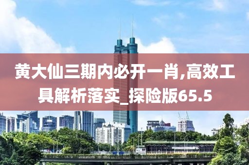 黄大仙三期内必开一肖,高效工具解析落实_探险版65.5