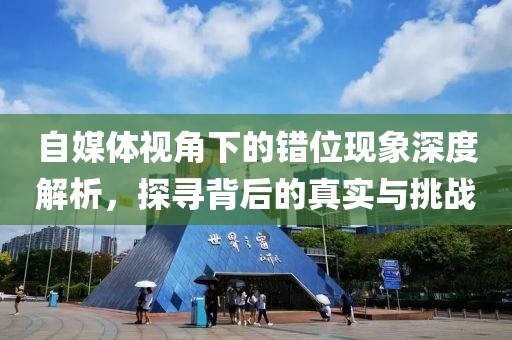 自媒体视角下的错位现象深度解析，探寻背后的真实与挑战