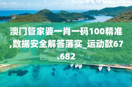 澳门管家婆一肖一码100精准,数据安全解答落实_运动款67.682