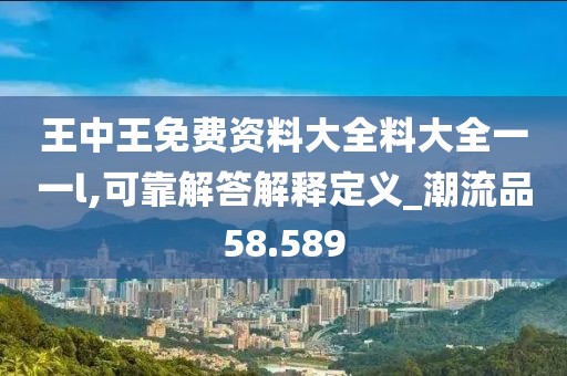 王中王免费资料大全料大全一一l,可靠解答解释定义_潮流品58.589