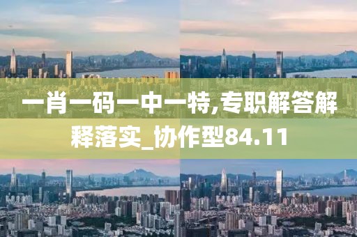 一肖一码一中一特,专职解答解释落实_协作型84.11