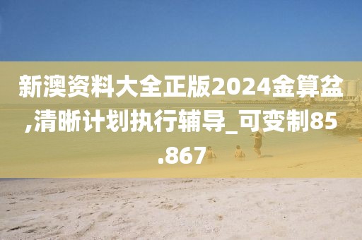 新澳资料大全正版2024金算盆,清晰计划执行辅导_可变制85.867
