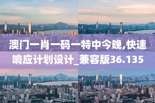 澳门一肖一码一特中今晚,快速响应计划设计_兼容版36.135
