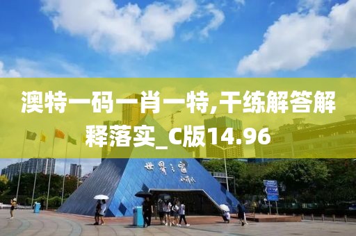 澳特一码一肖一特,干练解答解释落实_C版14.96