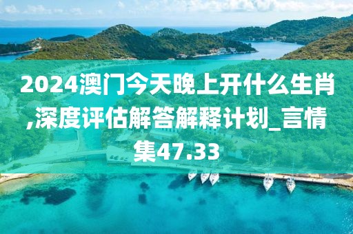 2024澳门今天晚上开什么生肖,深度评估解答解释计划_言情集47.33