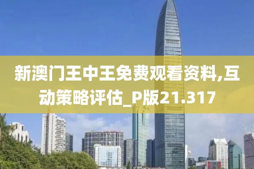 新澳门王中王免费观看资料,互动策略评估_P版21.317