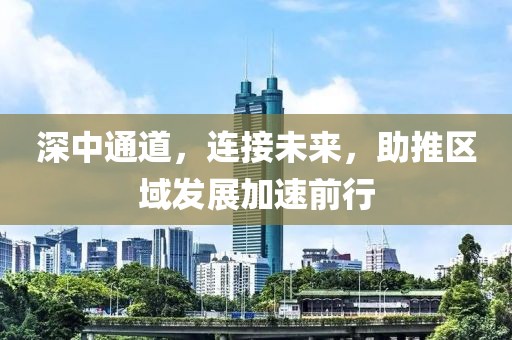 深中通道，连接未来，助推区域发展加速前行