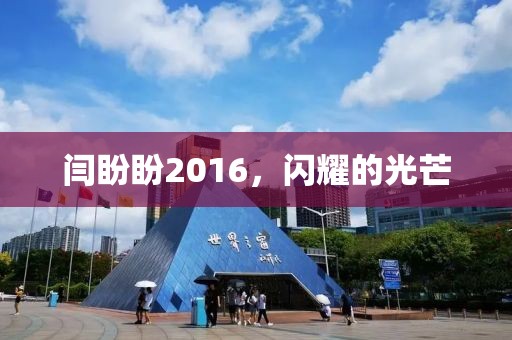闫盼盼2016，闪耀的光芒