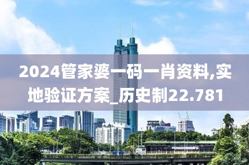 2024管家婆一码一肖资料,实地验证方案_历史制22.781
