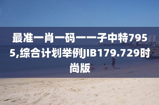 最准一肖一码一一子中特7955,综合计划举例JIB179.729时尚版