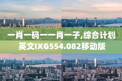一肖一码一一肖一子,综合计划 英文IXG554.082移动版