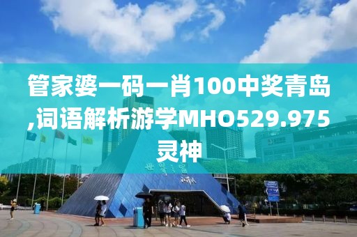 管家婆一码一肖100中奖青岛,词语解析游学MHO529.975灵神
