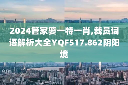 2024管家婆一特一肖,裁员词语解析大全YQF517.862阴阳境