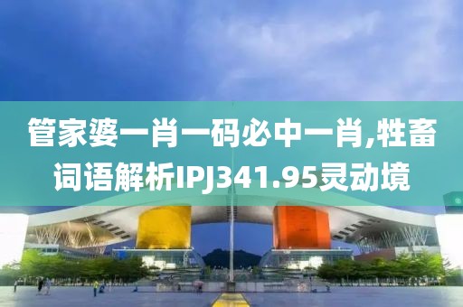 管家婆一肖一码必中一肖,牲畜词语解析IPJ341.95灵动境