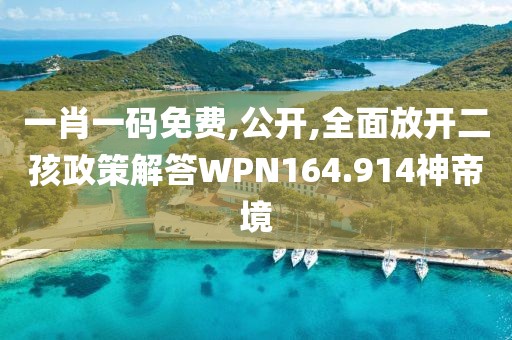 一肖一码免费,公开,全面放开二孩政策解答WPN164.914神帝境