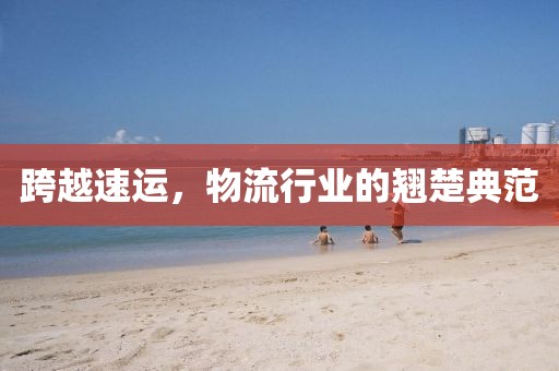 跨越速运，物流行业的翘楚典范
