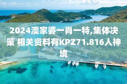 2024澳家婆一肖一特,集体决策 相关资料有KPZ71.816人神境
