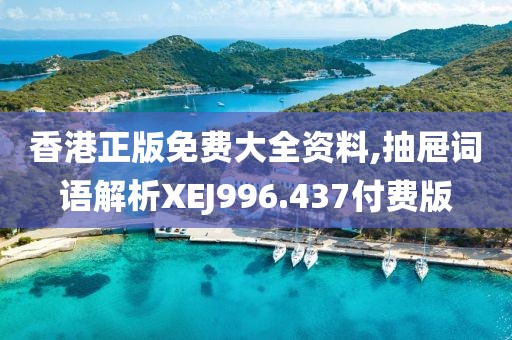香港正版免费大全资料,抽屉词语解析XEJ996.437付费版