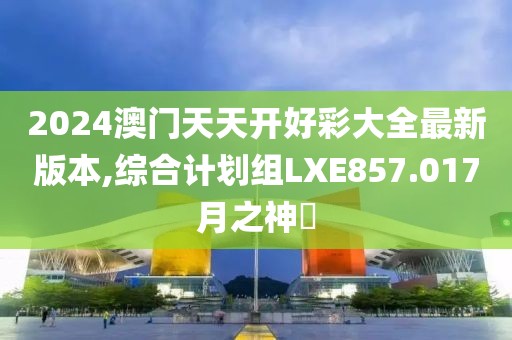 2024澳门天天开好彩大全最新版本,综合计划组LXE857.017月之神衹