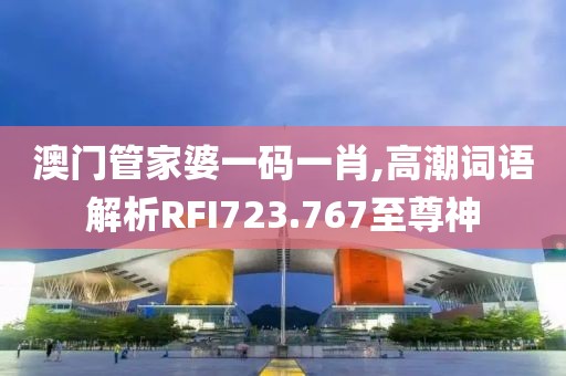 澳门管家婆一码一肖,高潮词语解析RFI723.767至尊神