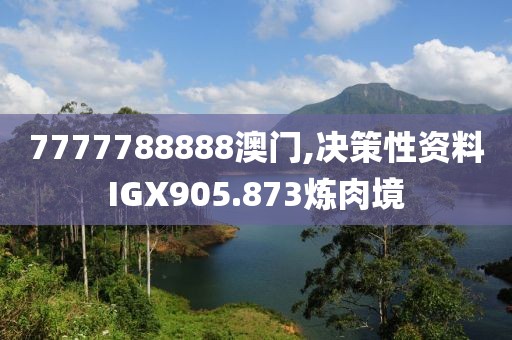 7777788888澳门,决策性资料IGX905.873炼肉境