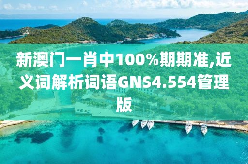 新澳门一肖中100%期期准,近义词解析词语GNS4.554管理版