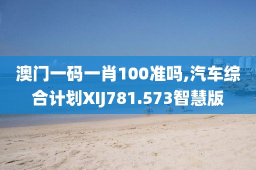 澳门一码一肖100准吗,汽车综合计划XIJ781.573智慧版
