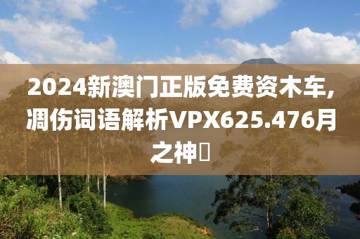 2024新澳门正版免费资木车,凋伤词语解析VPX625.476月之神衹