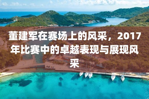 董建军在赛场上的风采，2017年比赛中的卓越表现与展现风采
