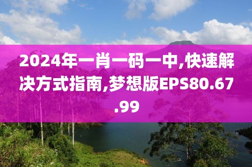 2024年一肖一码一中,快速解决方式指南,梦想版EPS80.67.99