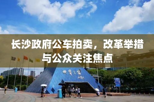 长沙政府公车拍卖，改革举措与公众关注焦点