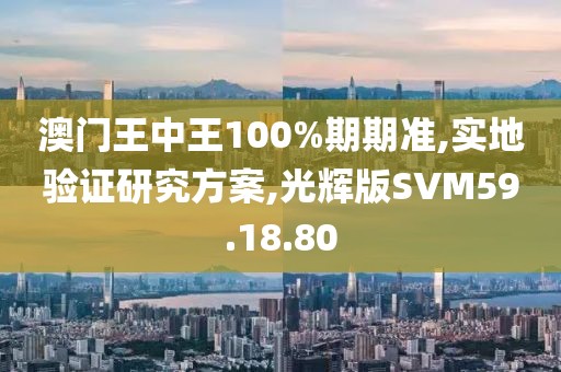 澳门王中王100%期期准,实地验证研究方案,光辉版SVM59.18.80