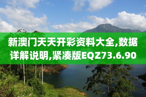 新澳门天天开彩资料大全,数据详解说明,紧凑版EQZ73.6.90