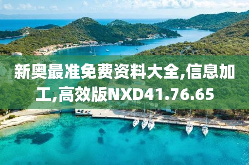 新奥最准免费资料大全,信息加工,高效版NXD41.76.65