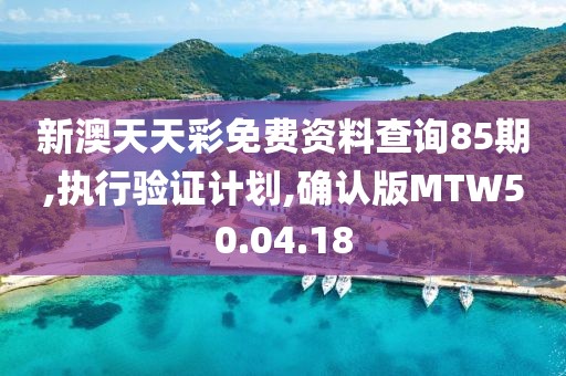 新澳天天彩免费资料查询85期,执行验证计划,确认版MTW50.04.18