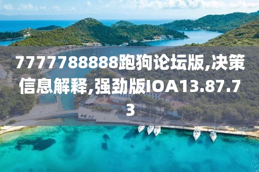 7777788888跑狗论坛版,决策信息解释,强劲版IOA13.87.73