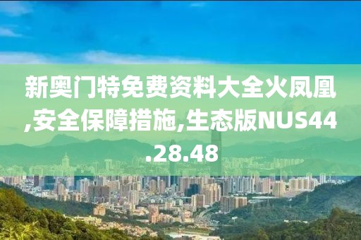 新奥门特免费资料大全火凤凰,安全保障措施,生态版NUS44.28.48