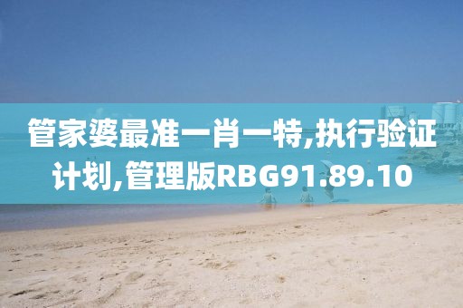 管家婆最准一肖一特,执行验证计划,管理版RBG91.89.10
