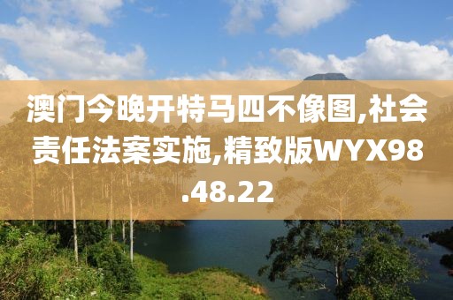 澳门今晚开特马四不像图,社会责任法案实施,精致版WYX98.48.22