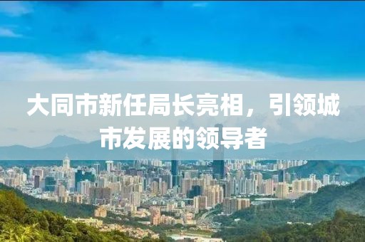 大同市新任局长亮相，引领城市发展的领导者