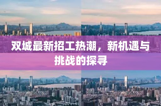双城最新招工热潮，新机遇与挑战的探寻