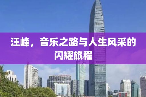 汪峰，音乐之路与人生风采的闪耀旅程