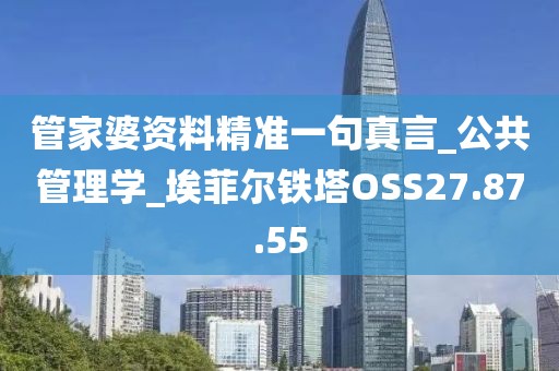 管家婆资料精准一句真言_公共管理学_埃菲尔铁塔OSS27.87.55