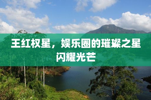 王红权星，娱乐圈的璀璨之星闪耀光芒