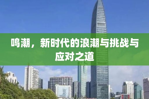 鸣潮，新时代的浪潮与挑战与应对之道