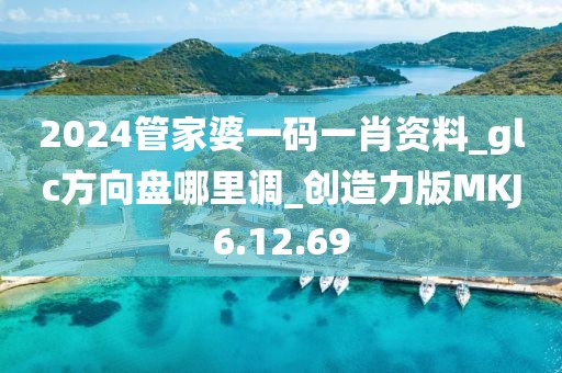 2024管家婆一码一肖资料_glc方向盘哪里调_创造力版MKJ6.12.69