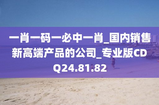 一肖一码一必中一肖_国内销售新高端产品的公司_专业版CDQ24.81.82