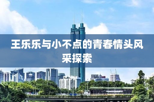 王乐乐与小不点的青春情头风采探索