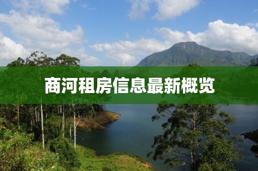 商河租房信息最新概览